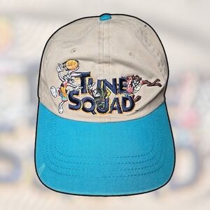Space Jam A New‎ Legacy Tune Squad Tan Blue Baseball Hat Looney Tunes Strapback